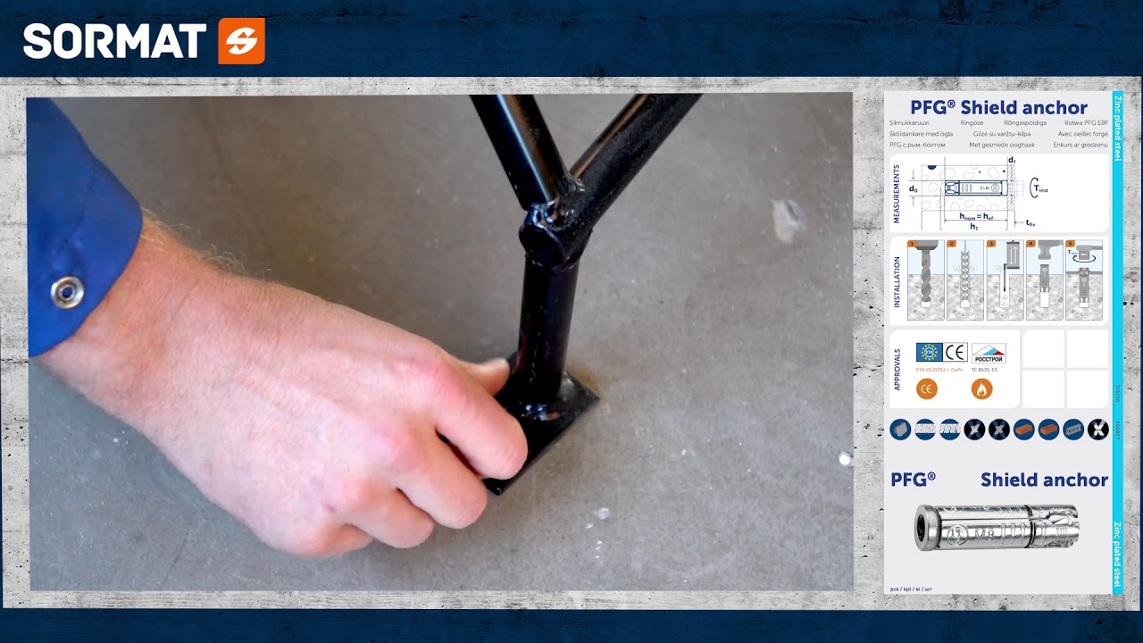 Sormat PFG® Shield anchors