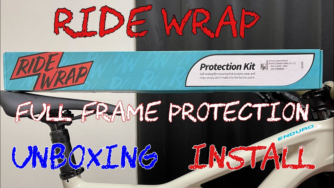 RIDE WRAP Unboxing and Installation | Specialized Enduro Elite | MTB Japan