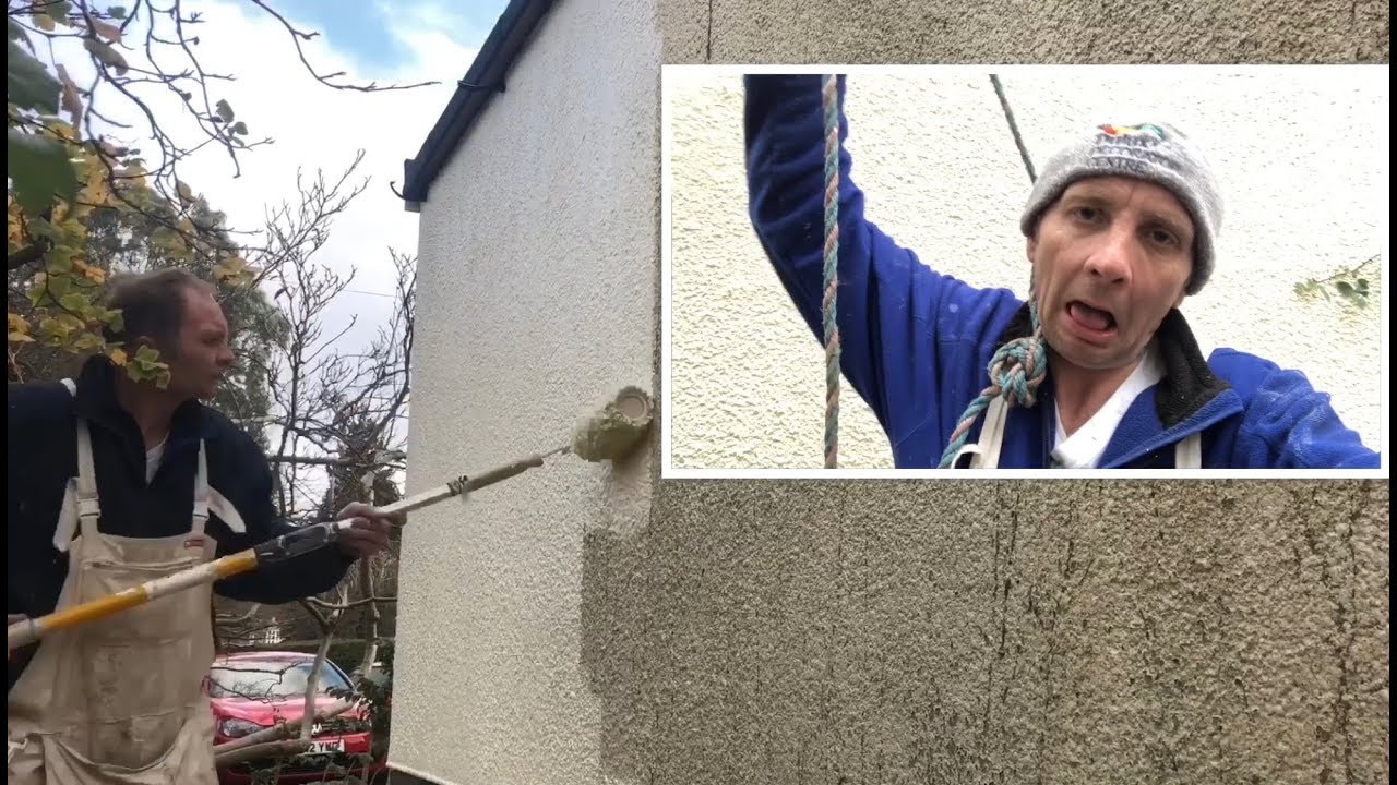 How to paint rendered walls