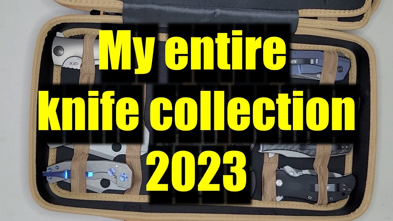 My entire knife collection 2023.