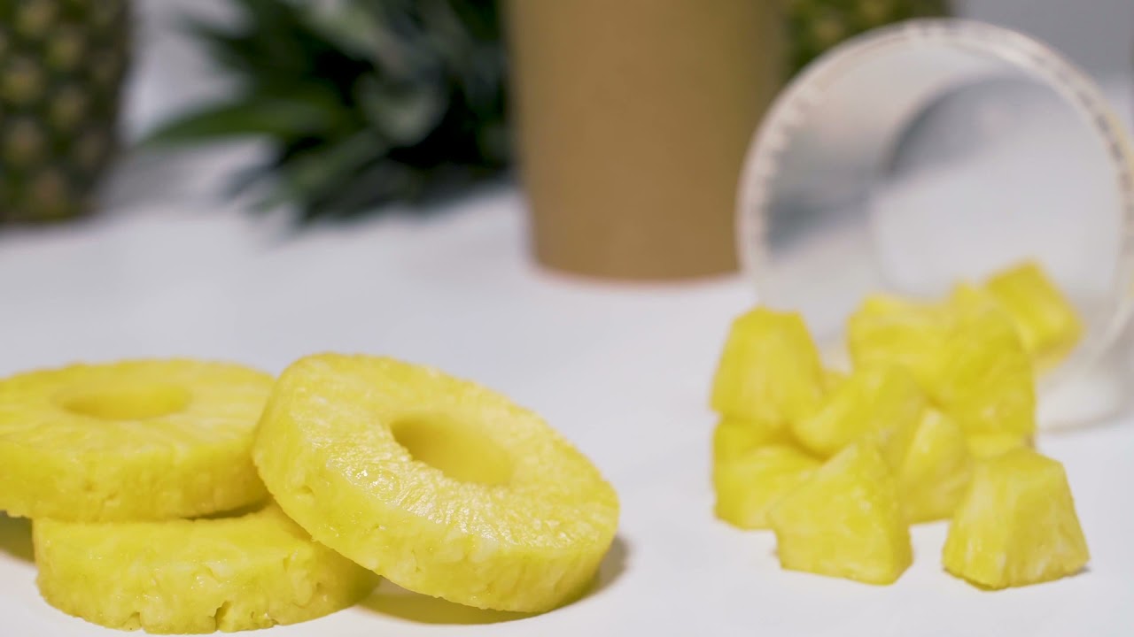 pina to go - Ananasschälmaschine - Scheiben und Stücke per Knopfdruck - HEPRO®