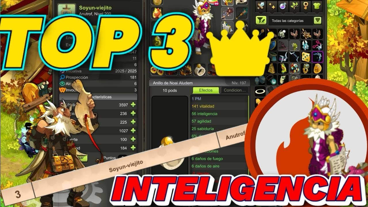 👑 TOP 3👑 ANUTROF DE 🔥INTE🔥CRIT‼️BLAIR | 🆕SET NUEVO 🆕COMPLETO y 🏆⚔KOLISEO⚔🏆| DOFUS TOUCH
