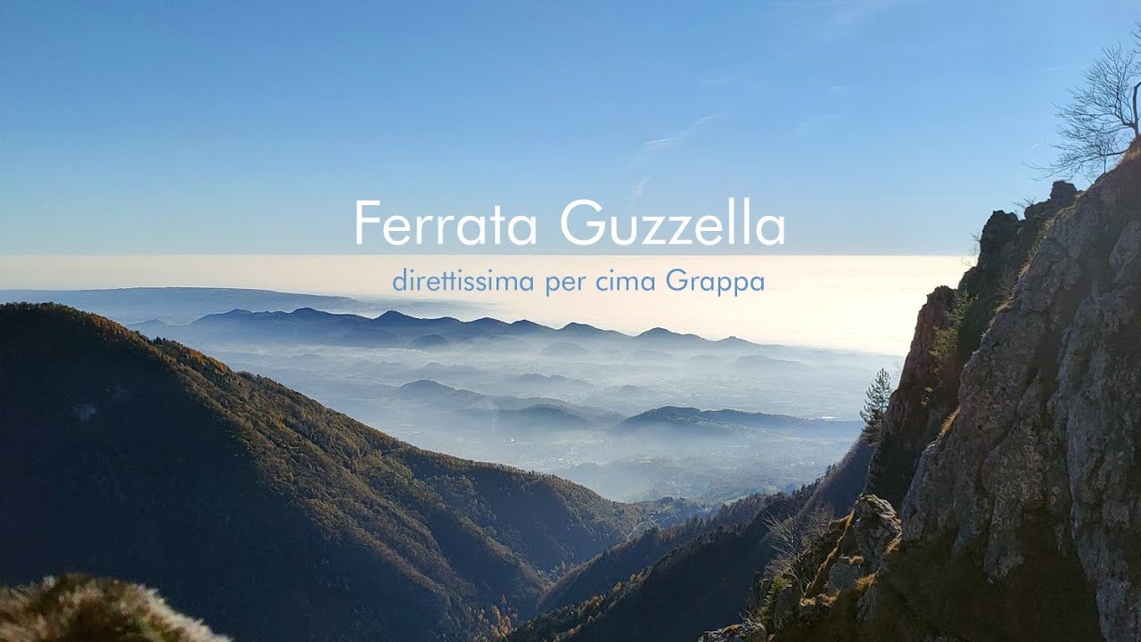 Ferrata Guzzella direttissima per cima grappa