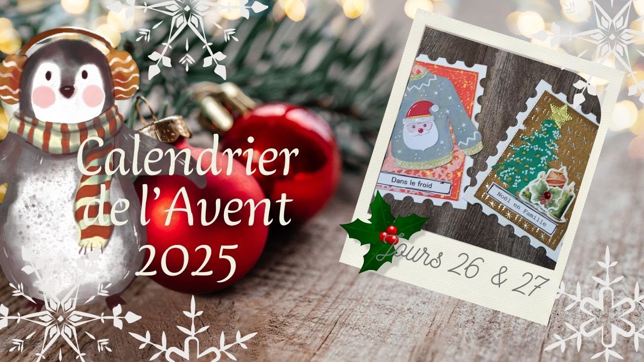 Fil rouge décembre de Sophie @sophiecrea jours 26 et 27 🎄🌟🎅