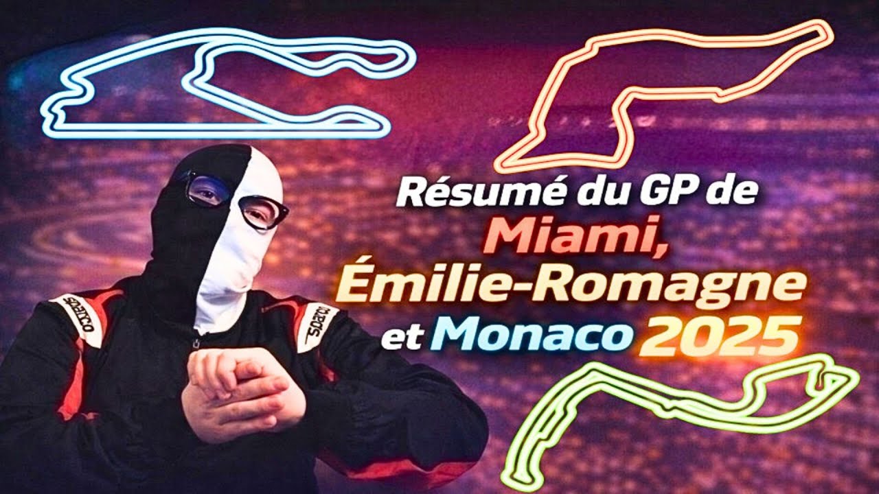 Résumé du GP de Miami 🇺🇸, Emilie Romagne 🇮🇹 et Monaco 🇲🇨 2025