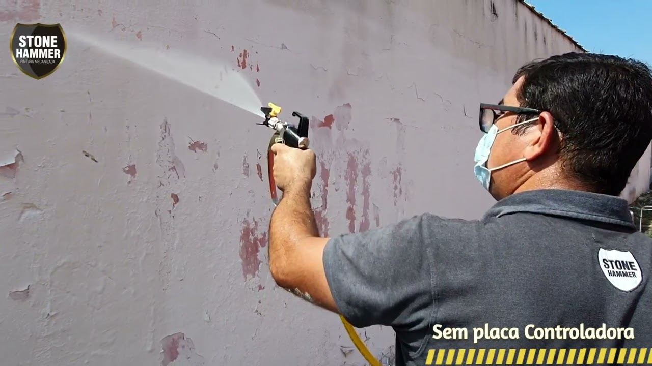 Airless para Massa Corrida Bomba de Pistão  com Acionamento  Eletro-Hidráulico (19) 99456-6918