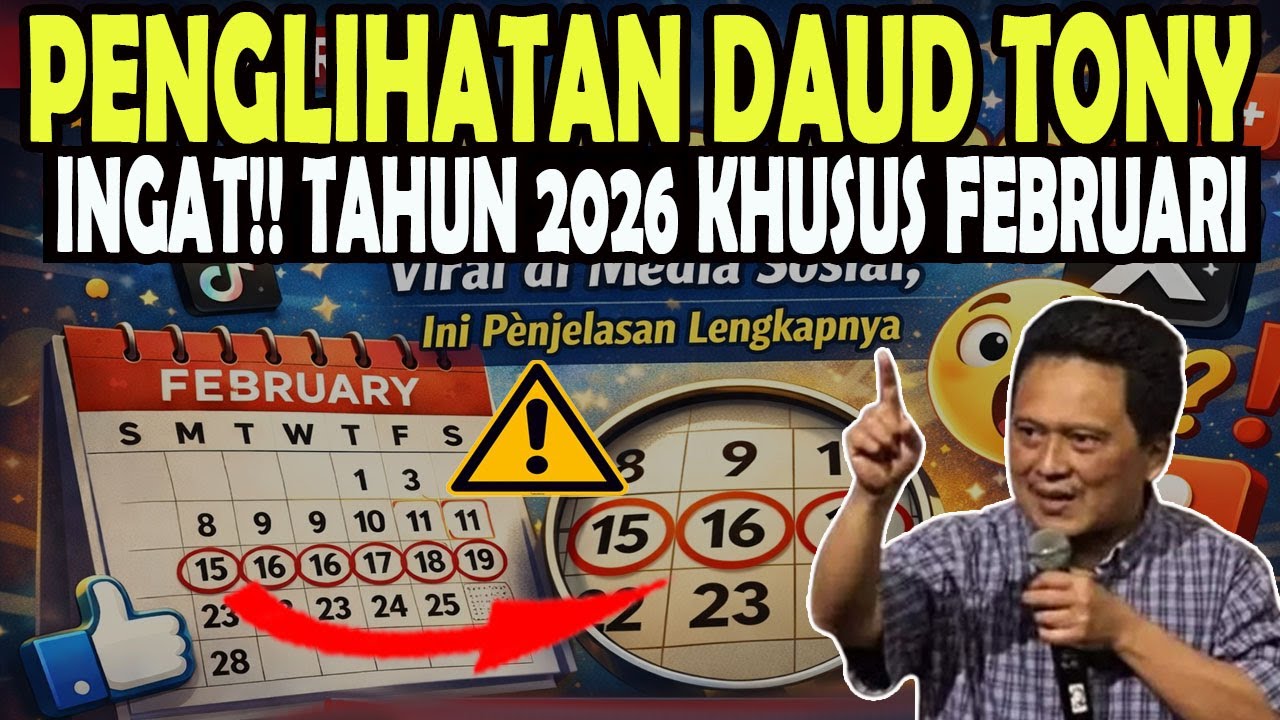 PENGLIHATAN DAUD TONY - TAHUN 2026 KHUSUS FEBRUARI - JANGAN GEGABAH