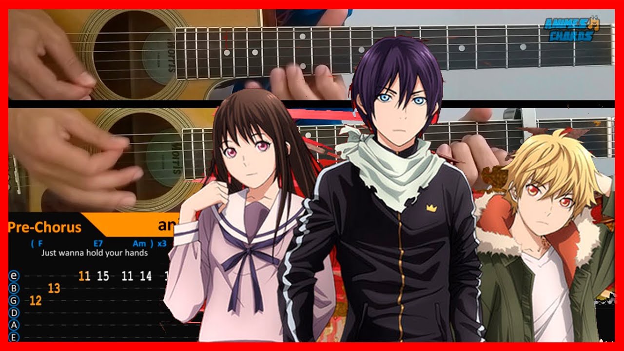 Noragami Aragoto OP - Kyouran Hey Kids!! | Acoustic Guitar Lesson [Tutorial + TAB + CHORDS]