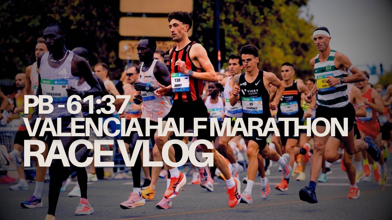 2025 Valencia Half Marathon - 61:37 Race VLOG