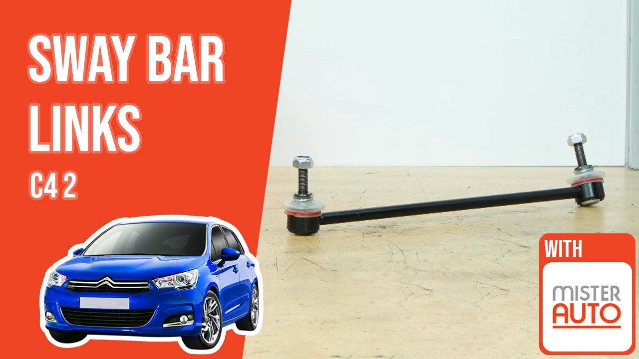 How to replace the sway bar links Citroën C4 mk2 🚗