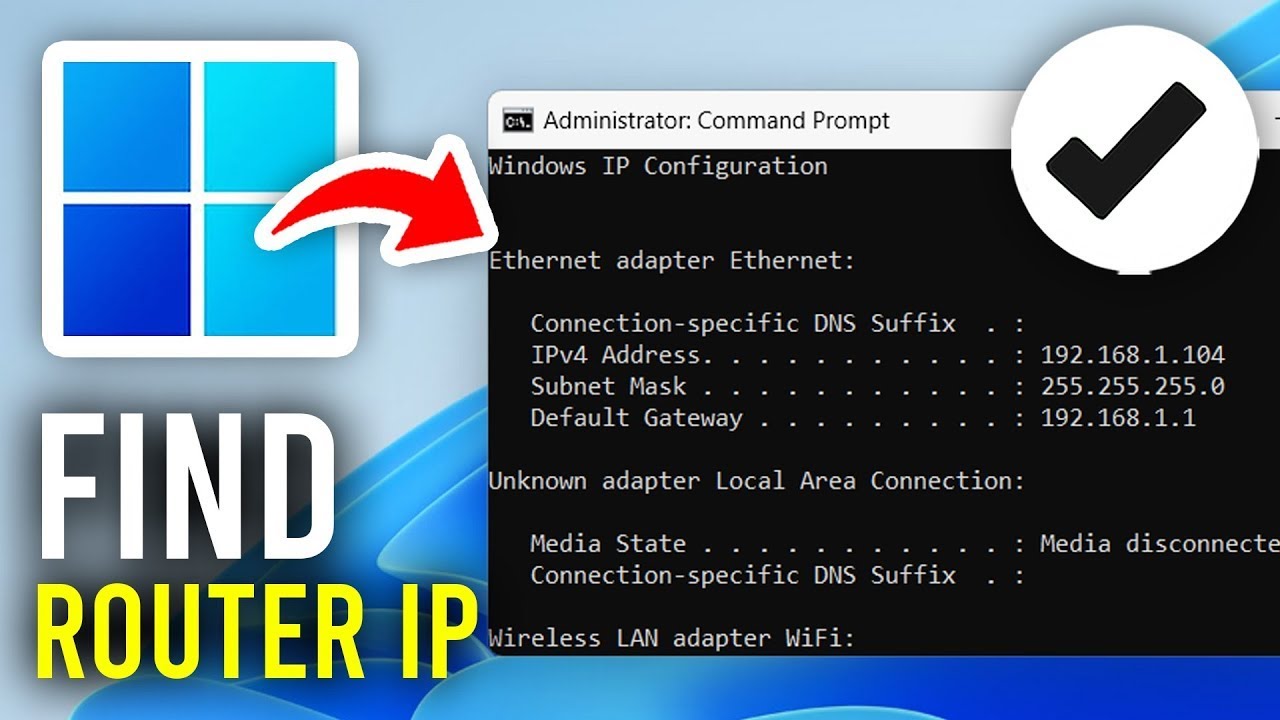 How To Find Router IP Address In Windows 11 & 10 - Quick & Easy Steps!