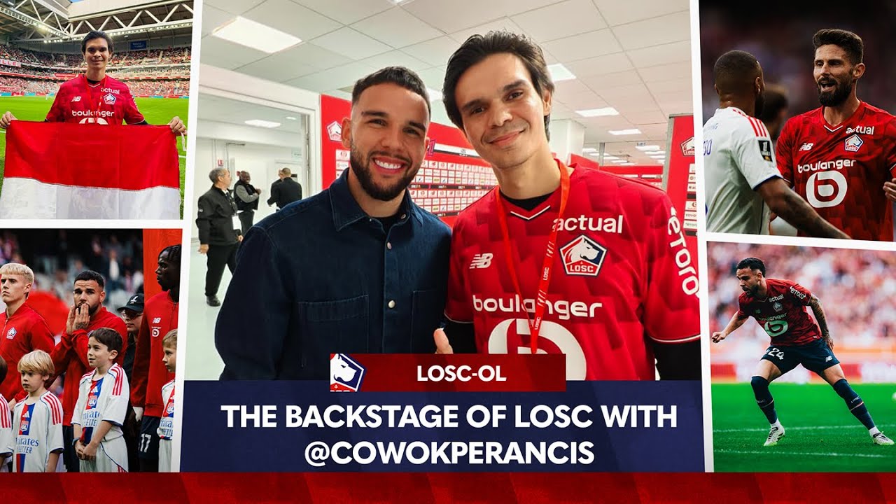 Vlog I We visit Lille and see the backstage of LOSC, Calvin Verdonk&rsquo;s club 🇫🇷 🇮🇩