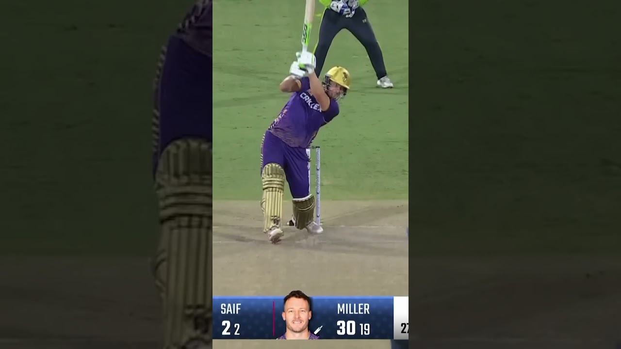 David Miller scores 24 runs in the last over in 