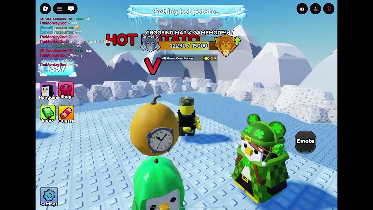 Baiting people in Roblox knockout