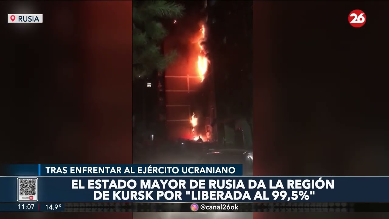 Rusia confirma la liberación casi total del territorio de Kursk