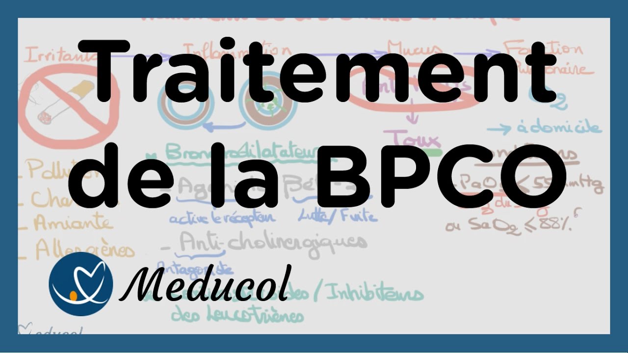 BPCO traitement: Traitement de la bronchite chronique