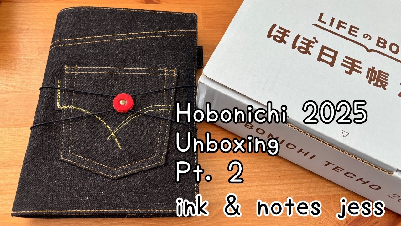 Hobonichi Unboxing Pt.2: A5 5-year journal | ink & notes jess