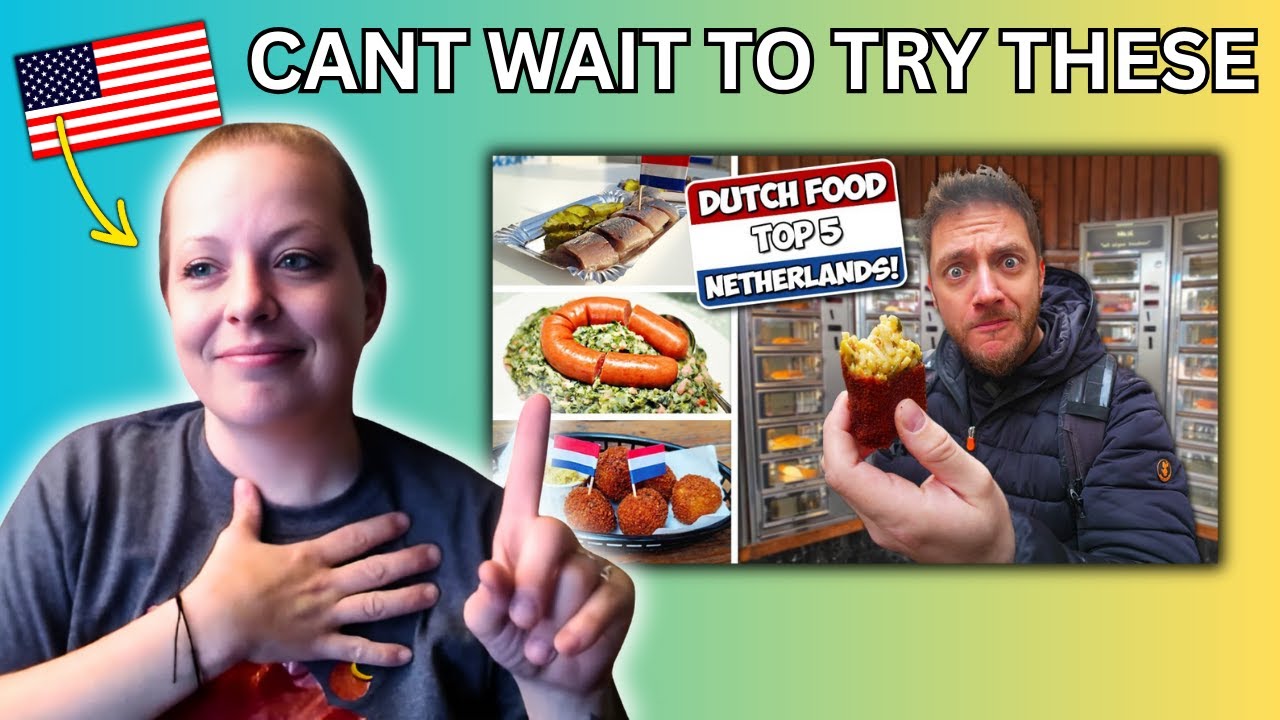 American Reacts to TOP 5 DUTCH FOODS