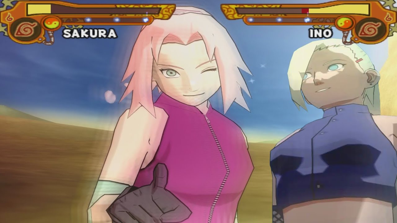 {Sakura Vs Ino} Naruto Shippuden Ultimate Ninja 5