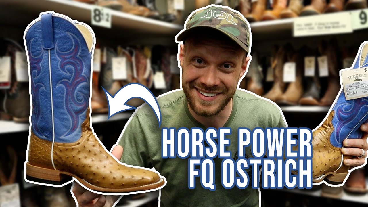 Full Quill Ostrich Horse Power Boots are AWESOME!