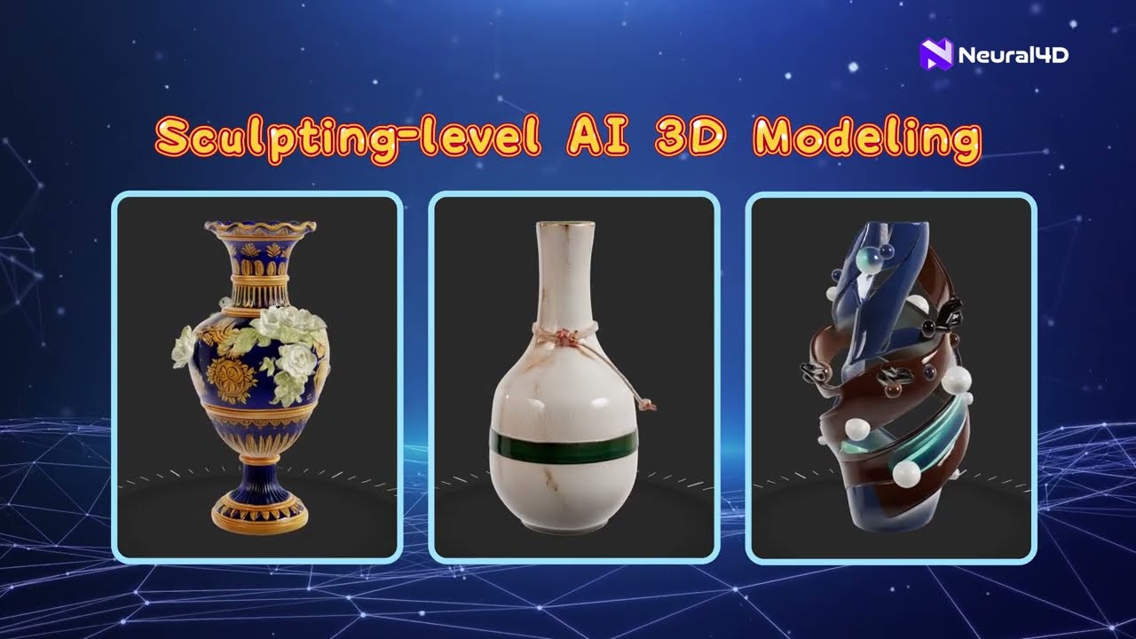 Neural4D | Высокоточное 3D-моделирование с помощью ИИ на базе нативной 3D-диффузии