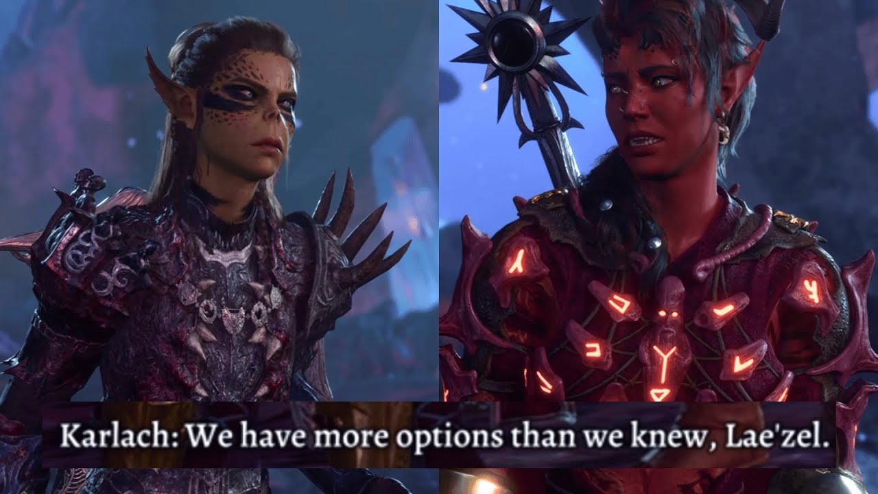 Lae'zel and Karlach argue during the endgame | Unique Interaction - Baldur's Gate 3