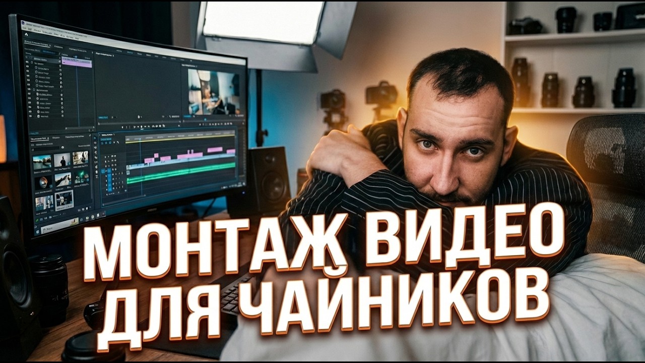 Монтаж в Premiere Pro с НУЛЯ за 15 минут! (Для Чайников)