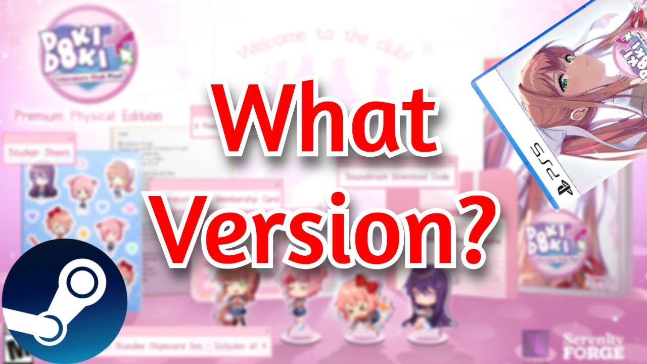 What is the Difference Between the Digital and Physical version of Doki Doki Literature Club Plus?