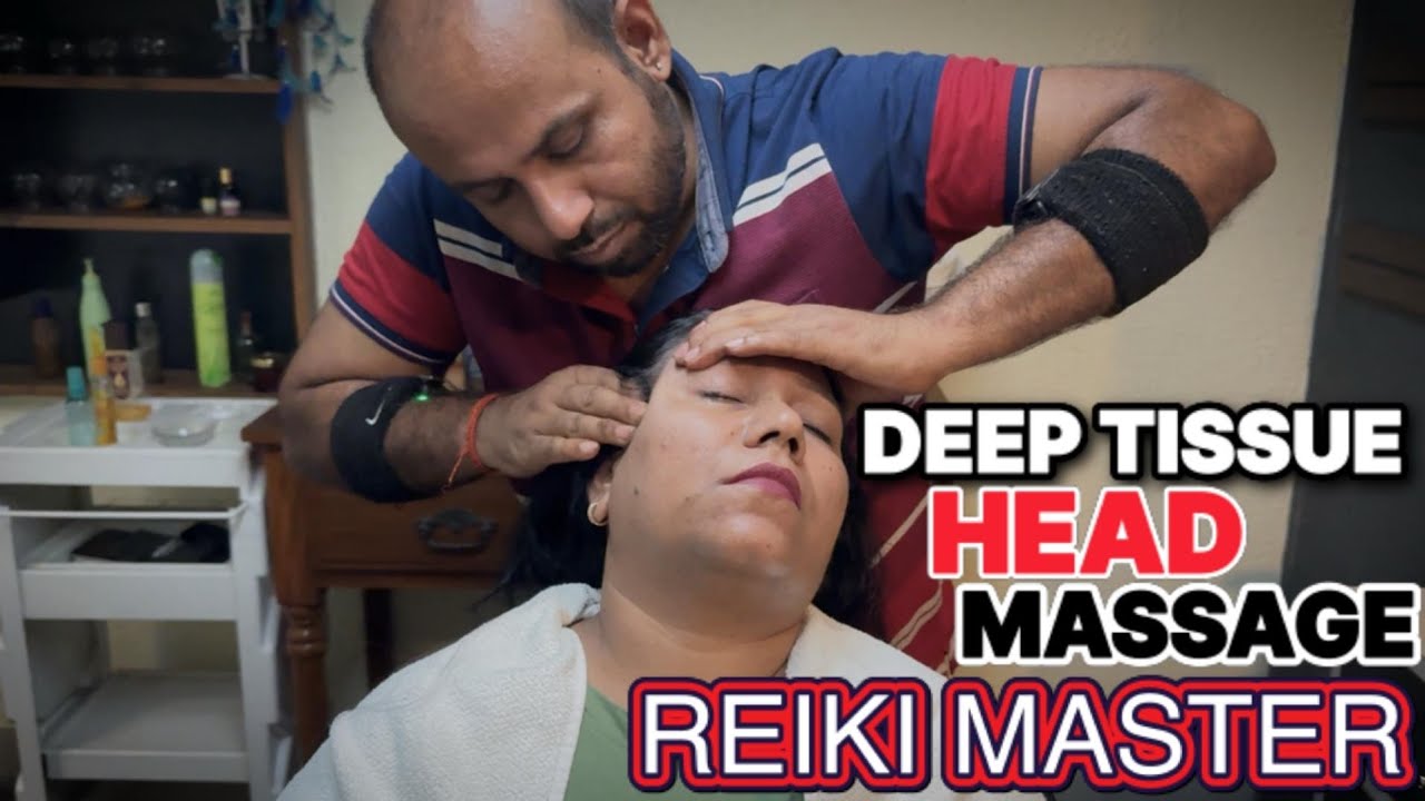 DEEP TISSUE HEAD MASSAGE BY REIKI MASTER.. Reduce stress and feel relaxedddd