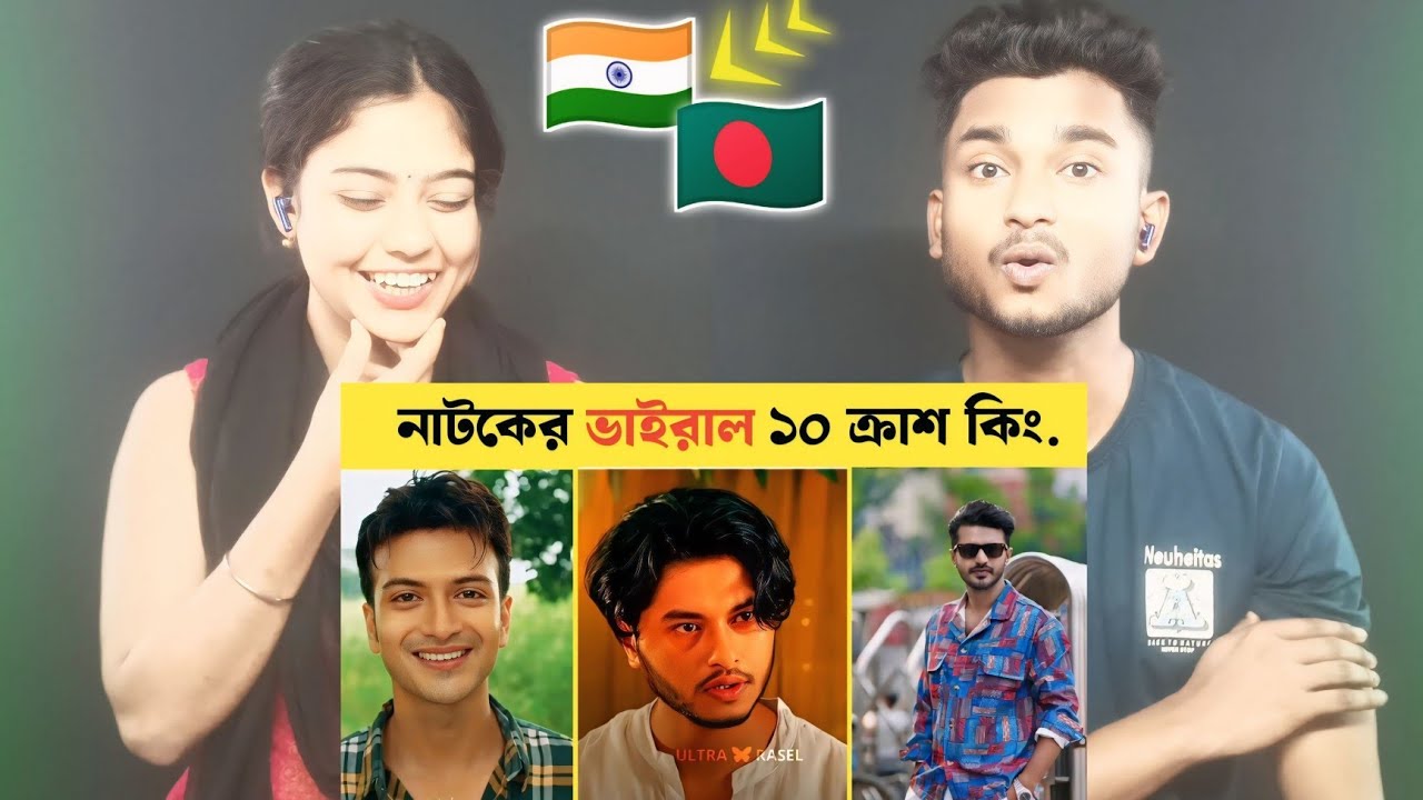 Indian Reaction On | Top 10 Bangladesh Viral Natok Natok crush king! 😱😱  Shakib khan /Arosh khan
