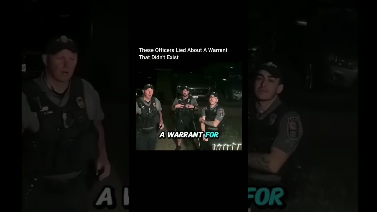 OFFICERS LIED ABOUT HAVING A WARRANT THAT DIDNT EXIST  #cops #police #bodycam #policemisconduct