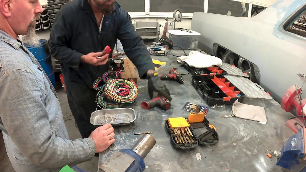 Installing a Kwik Wire harness in a 1966 AMC Rambler. Ray's rusty Rambler Part 4