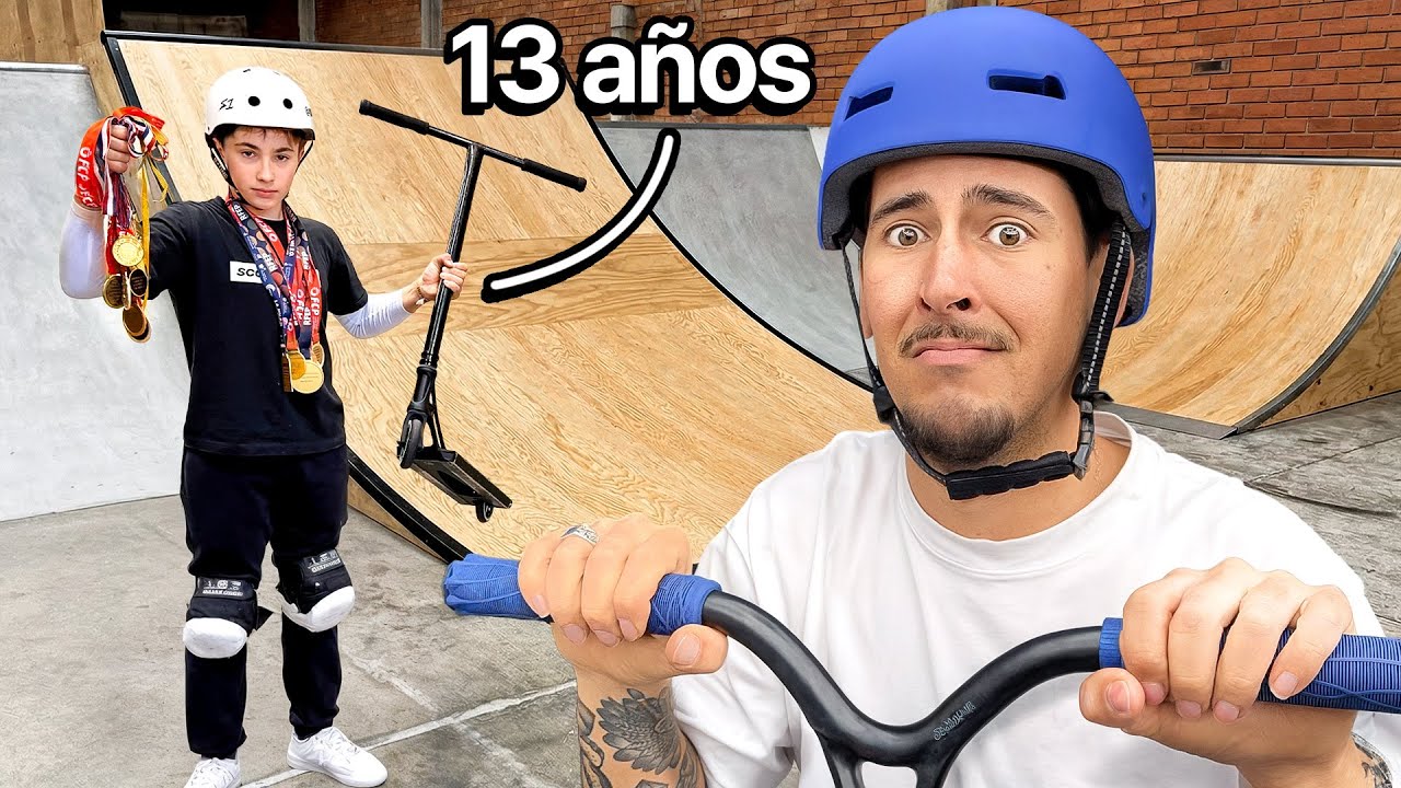 CAMPEÓN de España me HUMILLA en SCOOTER