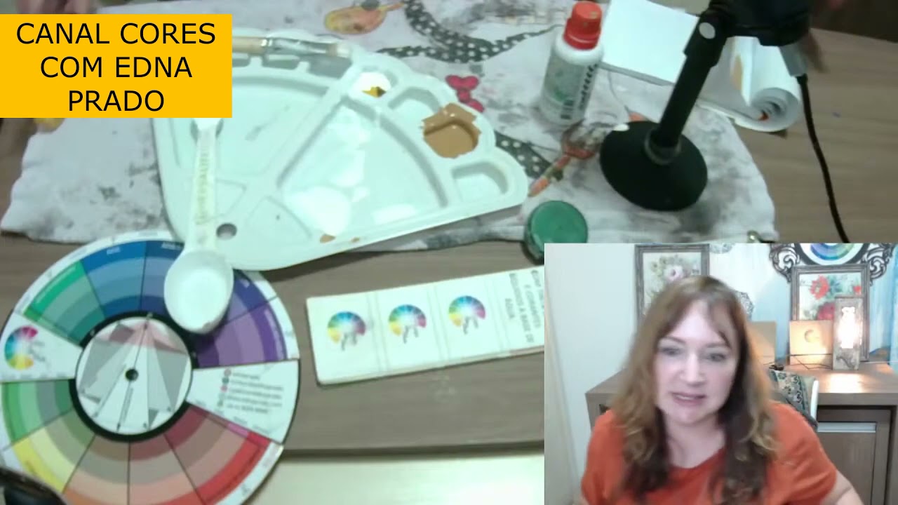 COMO FAZER A COR OCRE, COM CORANTES E TINTA BRANCA