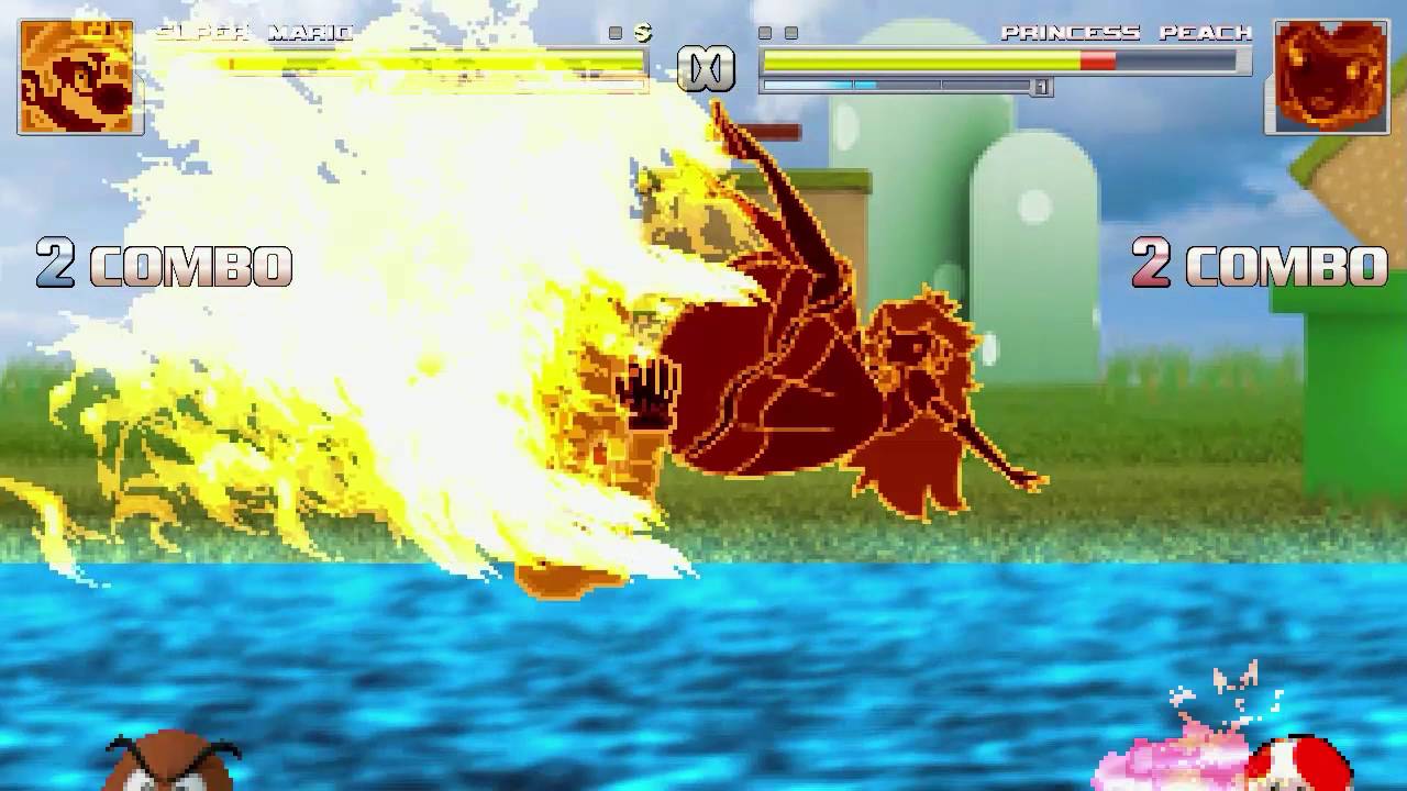 AN Mugen Request #721: Super Mario VS Princess Peach
