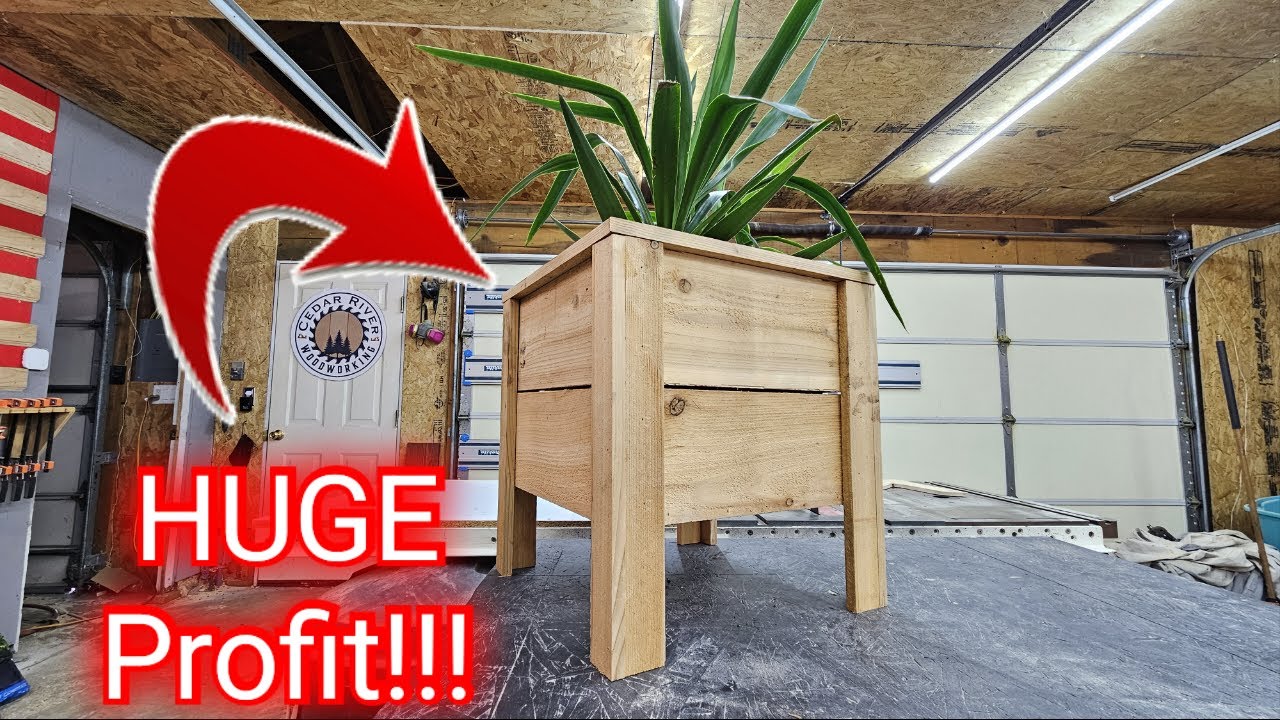 How To Make A Planter With 3 Pickets