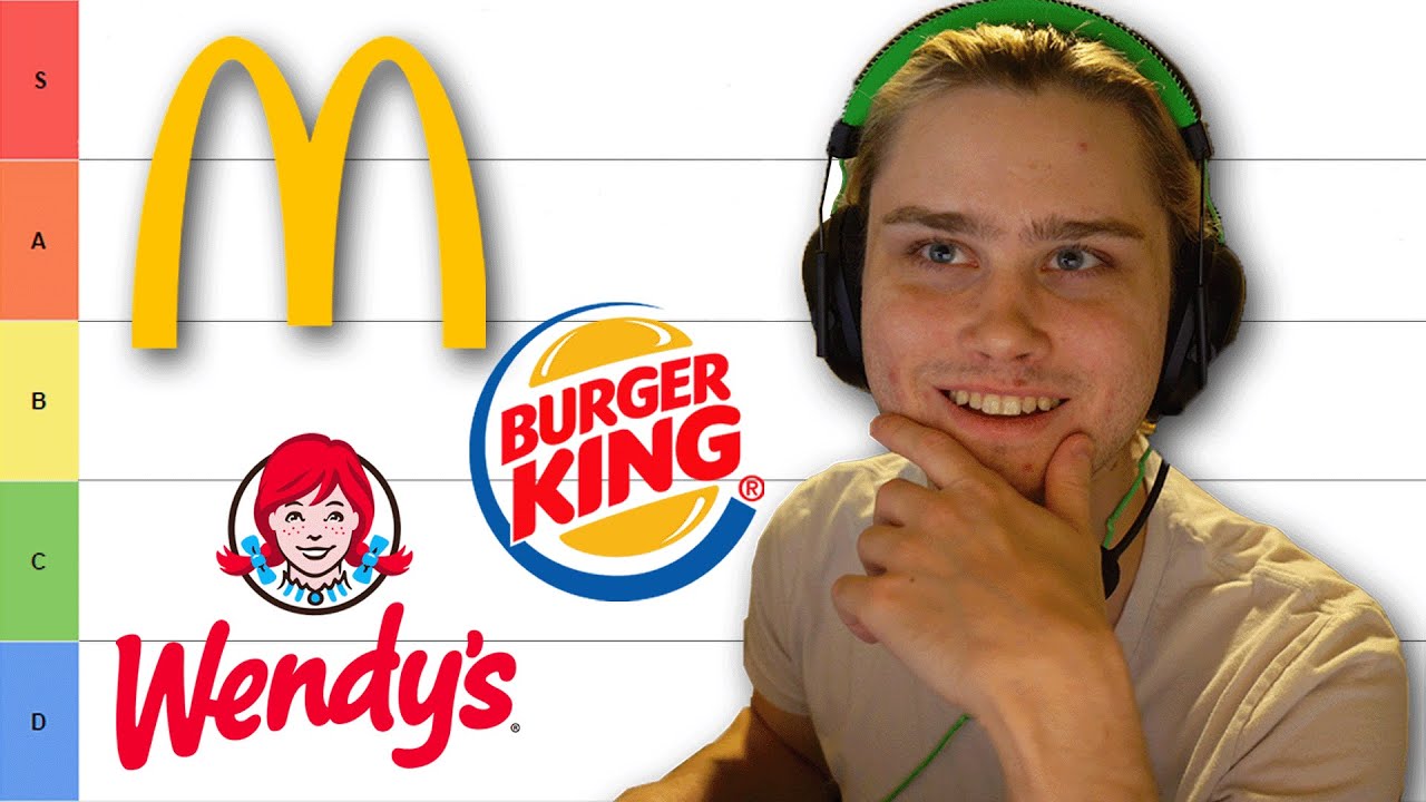 My FAST FOOD Tier List