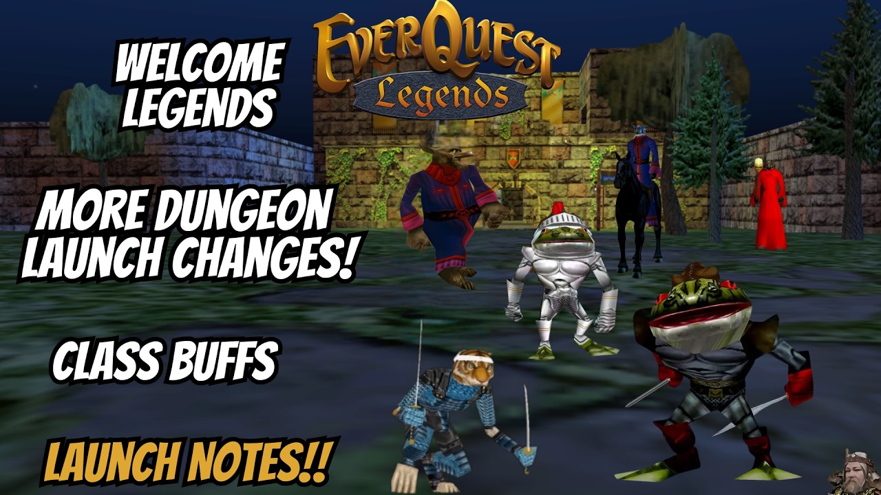 EverQuest Legends: заметки к запуску! | Больше изменений подземелий, усилений классов и многое др...
