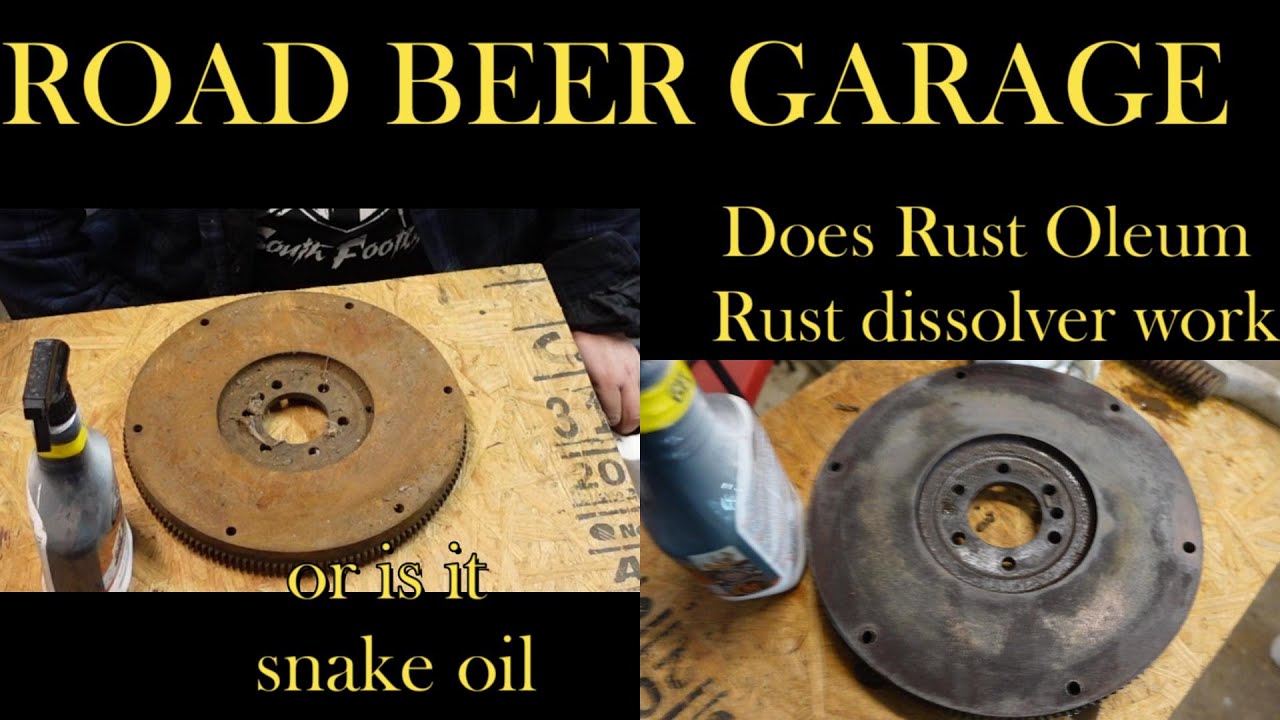 Растворитель ржавчины Rust Oleum. Гель Работает ли он?