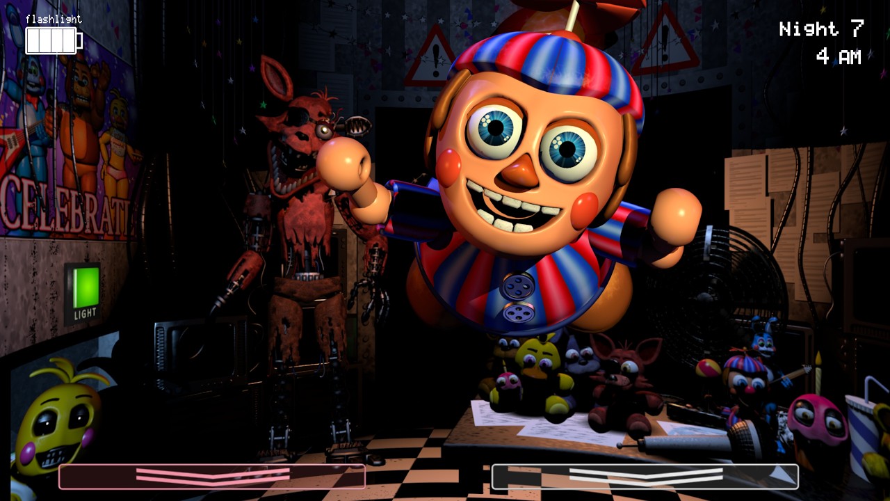 Озвучка реплик в FNAF 2 в реальном времени