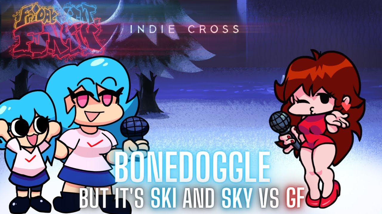 (INDIE CROSS) Bonedoggle But it's Sky and Ski VS GF | FNF COVER