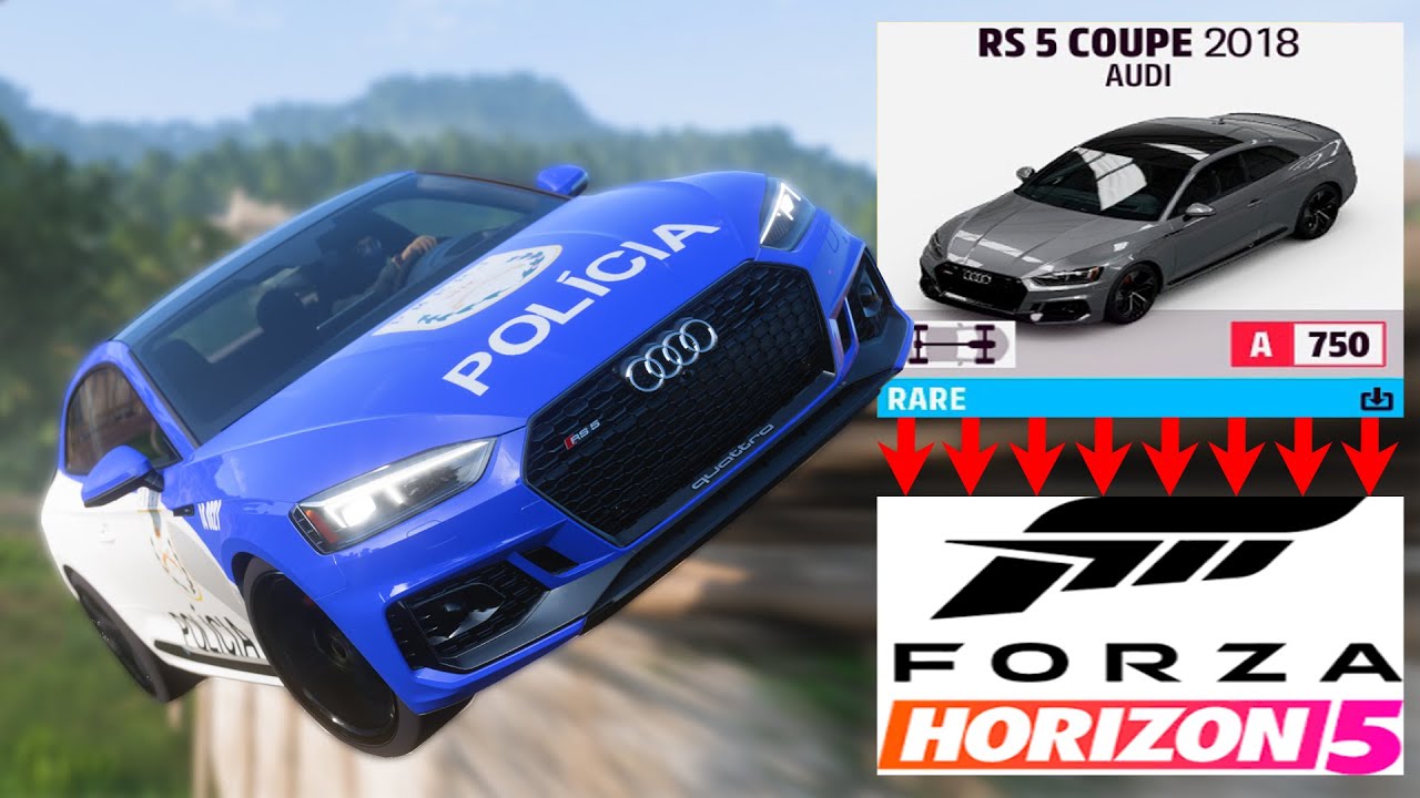 Как получить Audi RS5 Coupe 2018 года в Forza Horizon 5