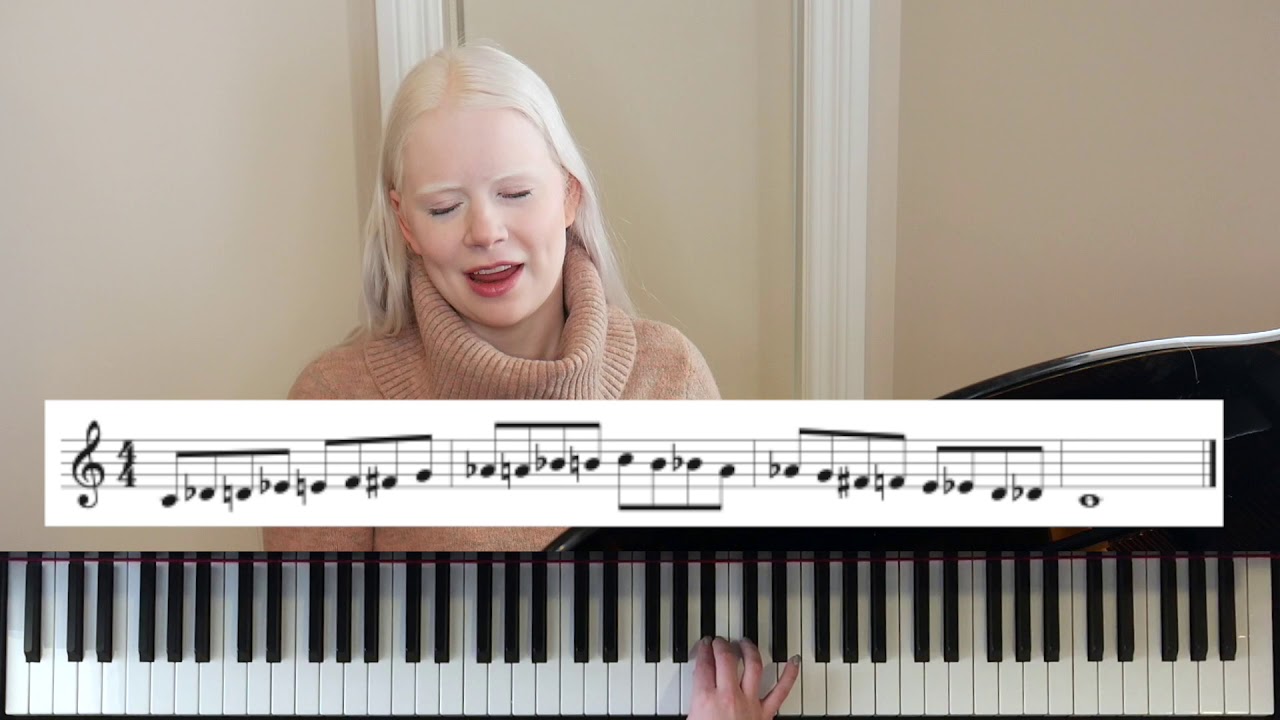 Chromatic Scale (Starting on C) With Instructions