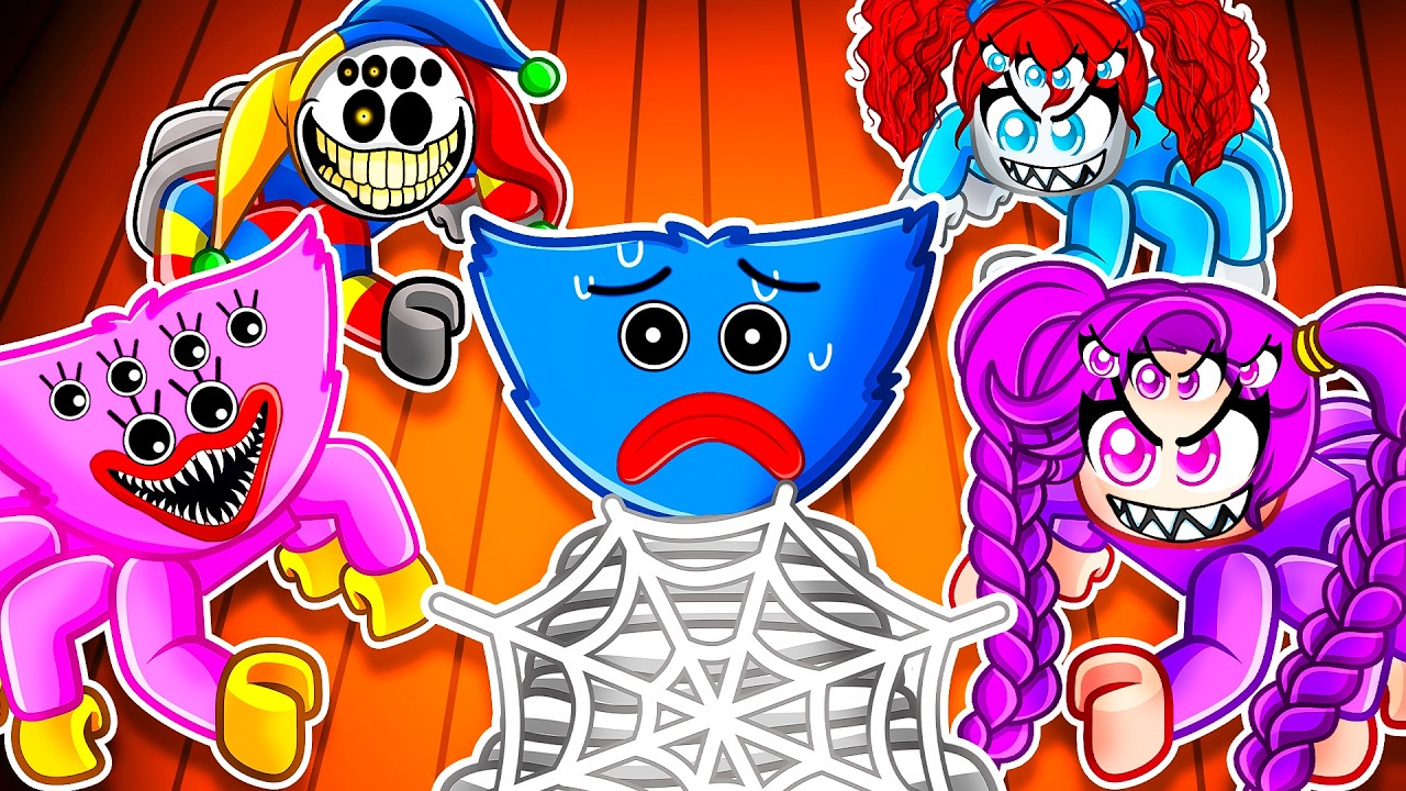 POPPY PLAYTIMES Became SPIDERS in Roblox...