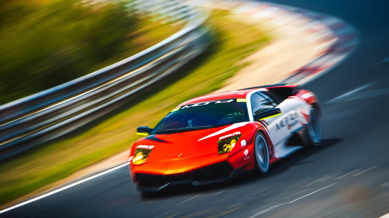 Lamborghini V12 and Passenger Both SCREAMING on the Nürburgring!