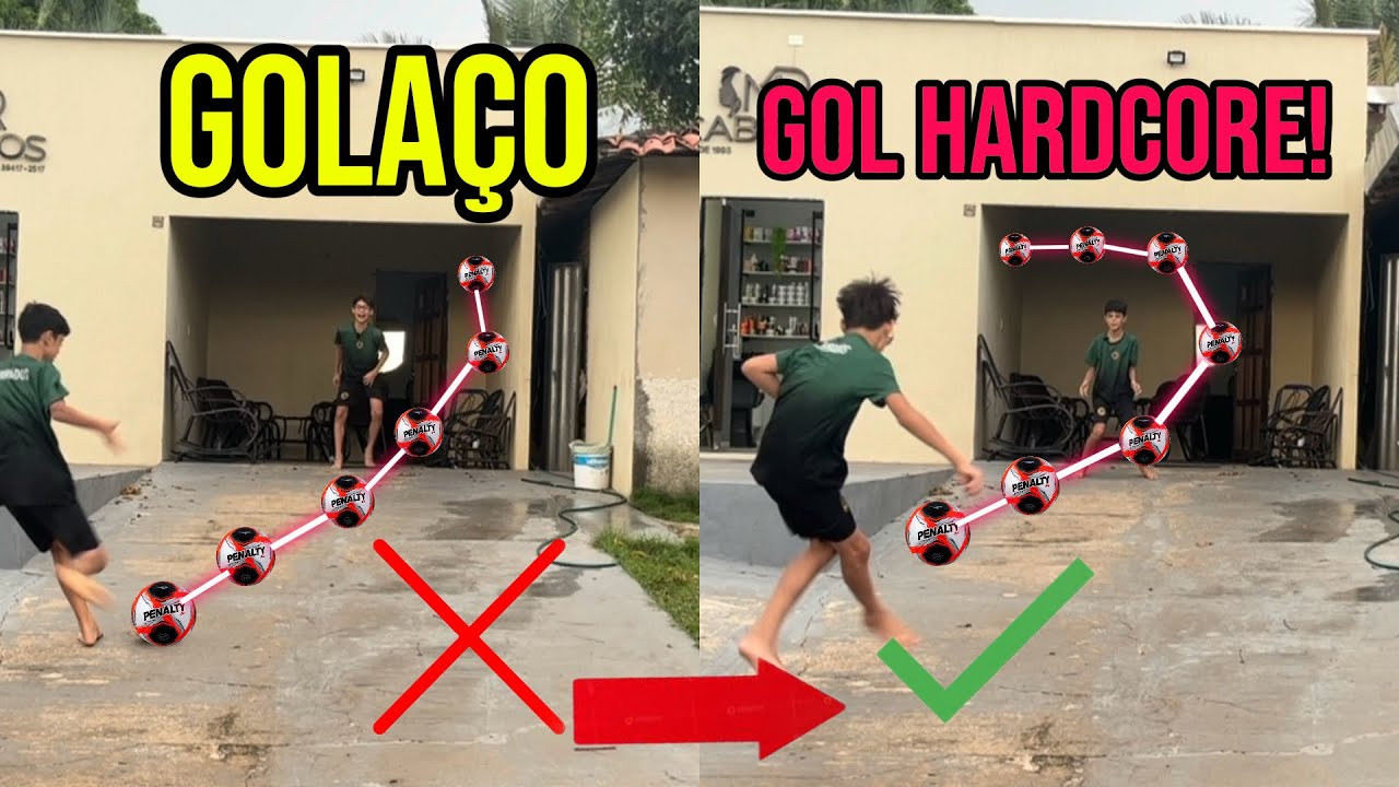 GOLAÇO❌GOL HARDCORE✅LUIZ DESTRUIU!