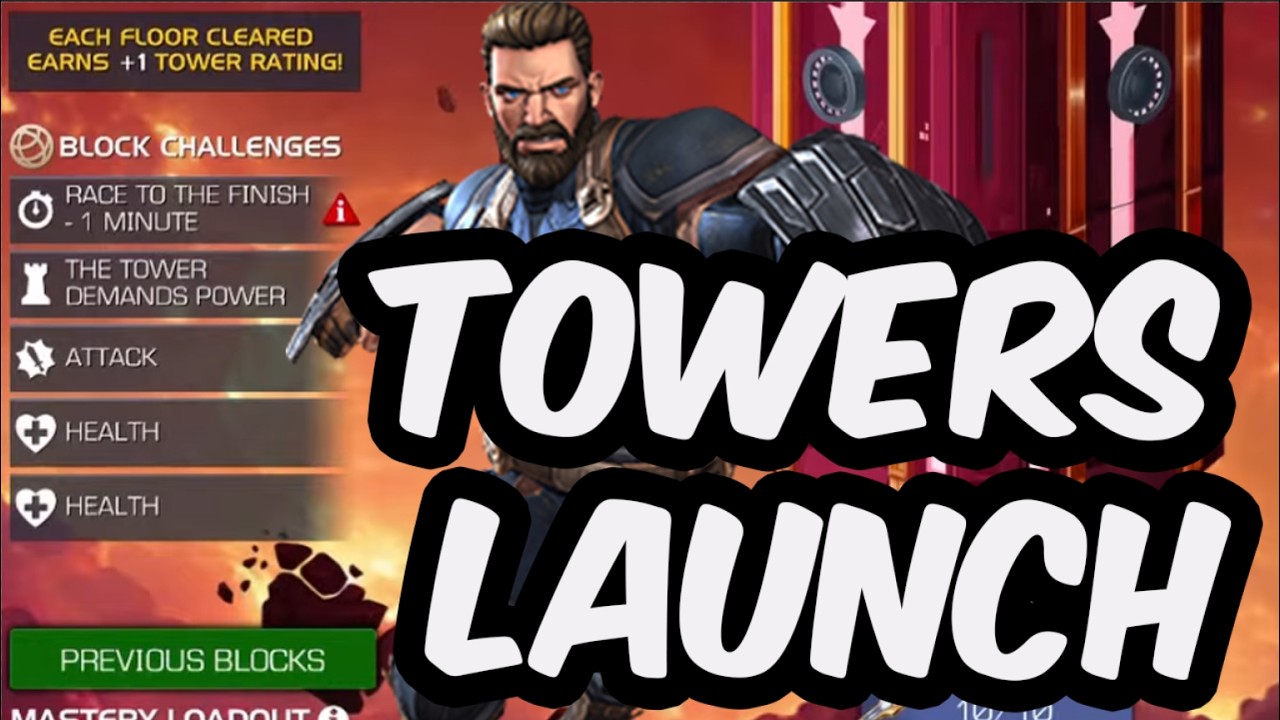 Towers Launch Live - New 2026 Game Mode First Impressions - Marvel Contest of Champions