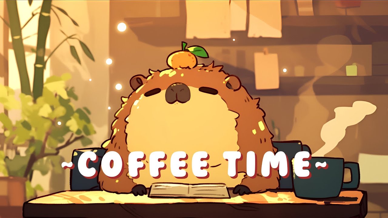 Capybara Beats Radio | Cozy Beats for Relaxation 📚 🎵