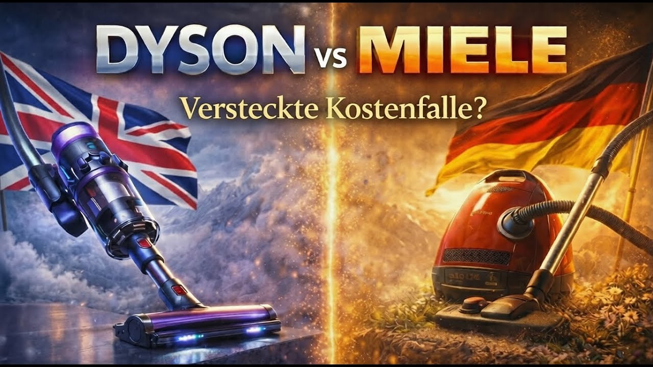 Miele vs. Dyson: Tauschen wir Qualität gegen 800€ Plastik-Schrott?