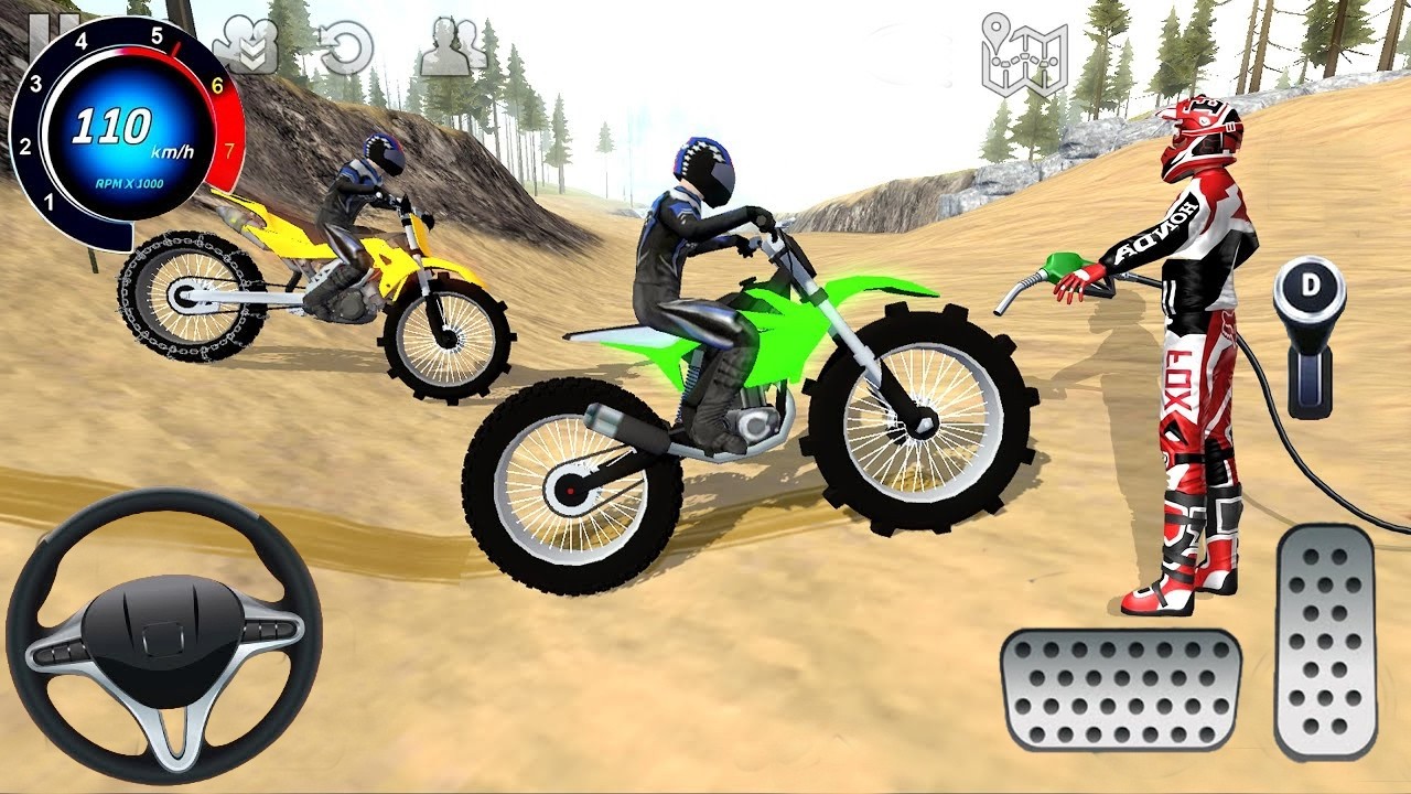 Impossible Bike Stunts Driving - Dirt Bikes Racing Simulator 2026 For Android IOS Mud gameplay [FHD]